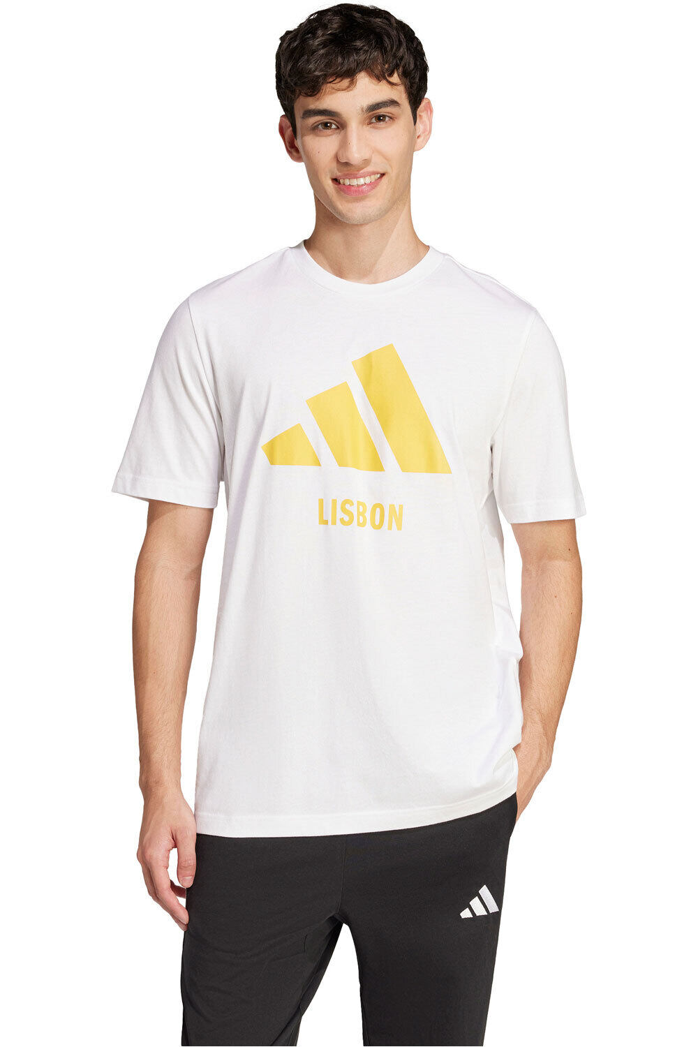 adidas camiseta manga corta hombre LISBON TEE vista frontal