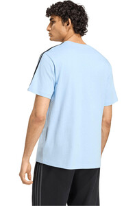 adidas camiseta manga corta hombre M 3S SJ LC T vista trasera