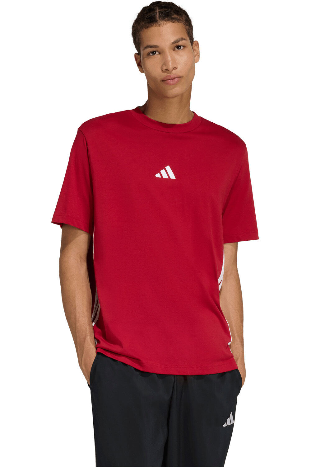 adidas camiseta manga corta hombre M 3S SJ T vista frontal