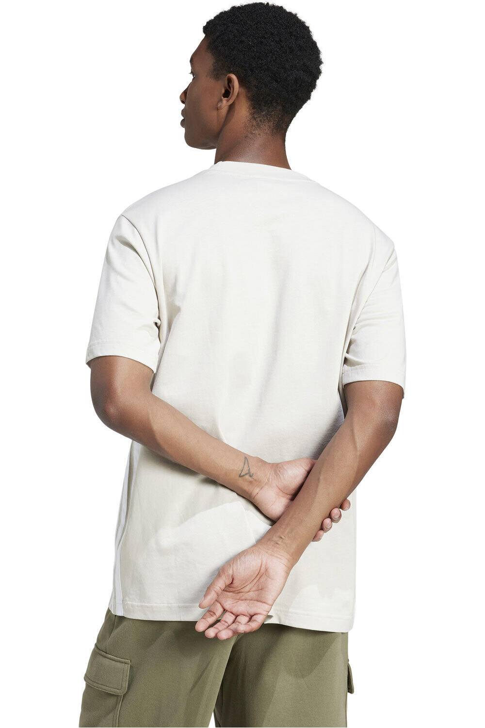 adidas camiseta manga corta hombre M 3S SJ T vista trasera