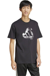 adidas camiseta manga corta hombre M C HOT Q1 TEE vista detalle