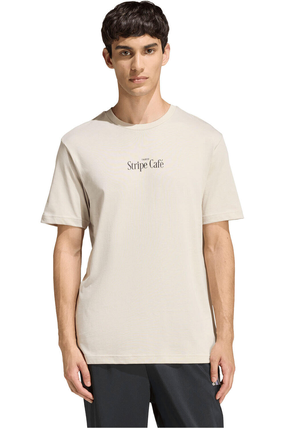 adidas camiseta manga corta hombre M DONUT BOX T vista frontal