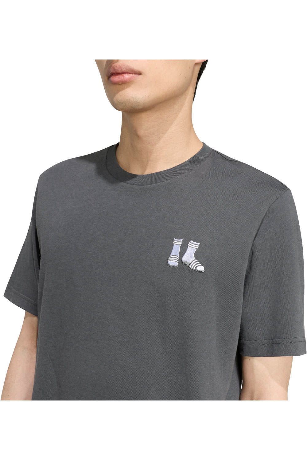 adidas camiseta manga corta hombre M EMB SLIDES T vista detalle