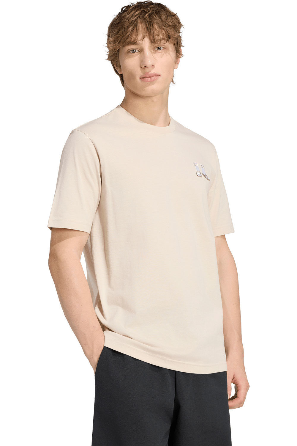 adidas camiseta manga corta hombre M EMB SLIDES T vista frontal