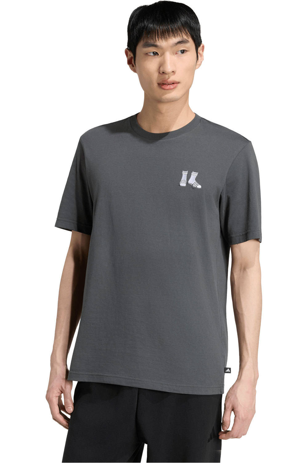 adidas camiseta manga corta hombre M EMB SLIDES T vista frontal