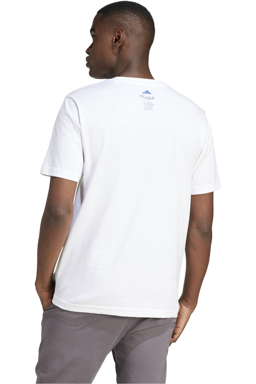 adidas camiseta manga corta hombre M L DRINK TEE vista trasera