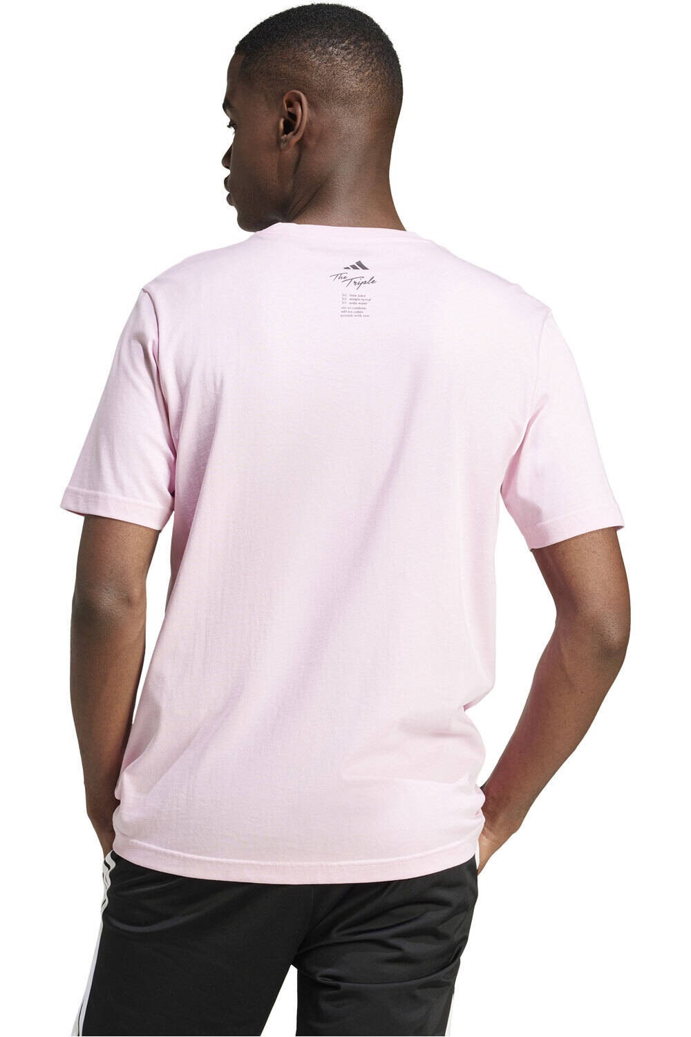 adidas camiseta manga corta hombre M L DRINK TEE vista trasera