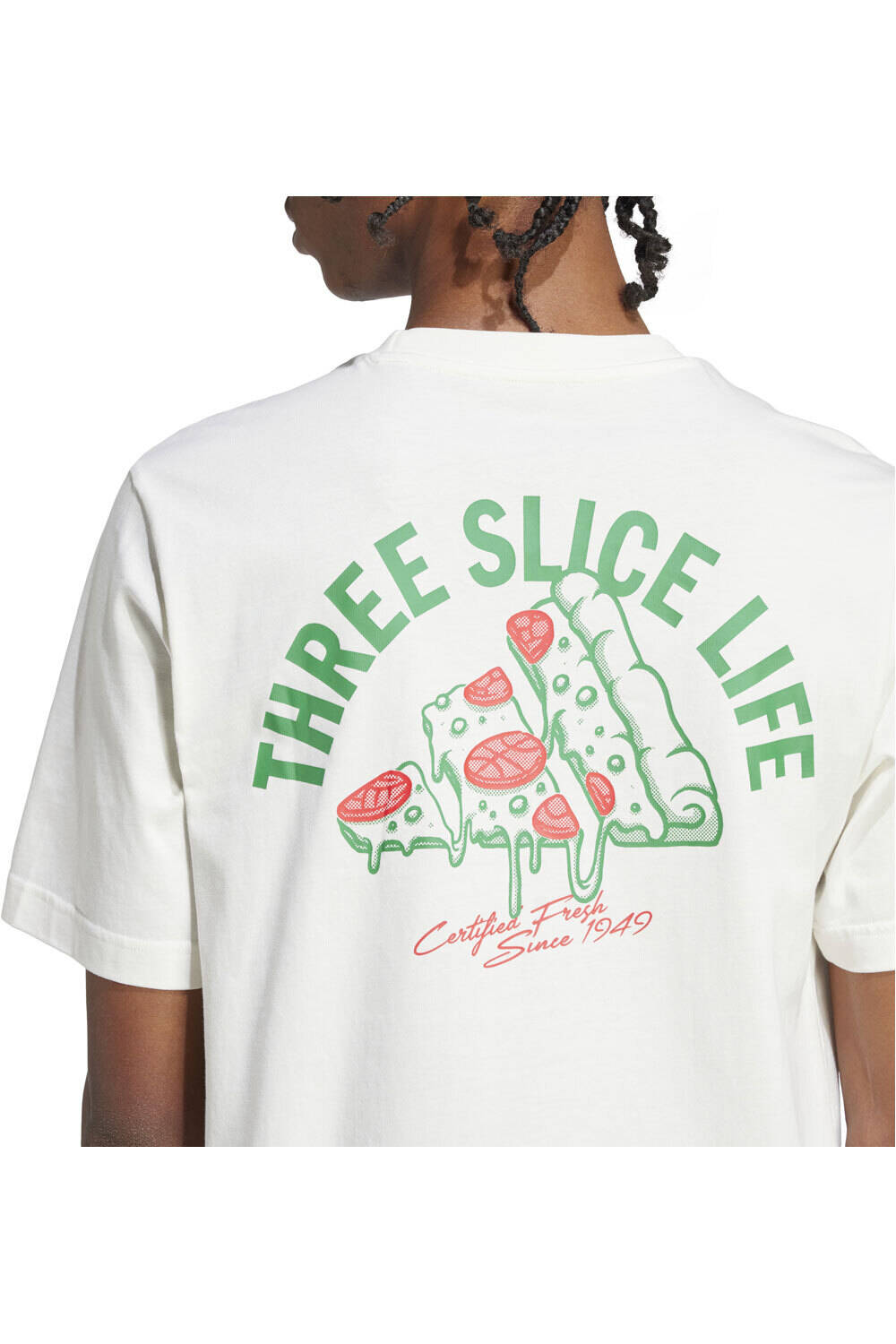adidas camiseta manga corta hombre M L PIZZA TEE 04