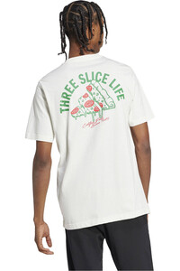 adidas camiseta manga corta hombre M L PIZZA TEE vista trasera