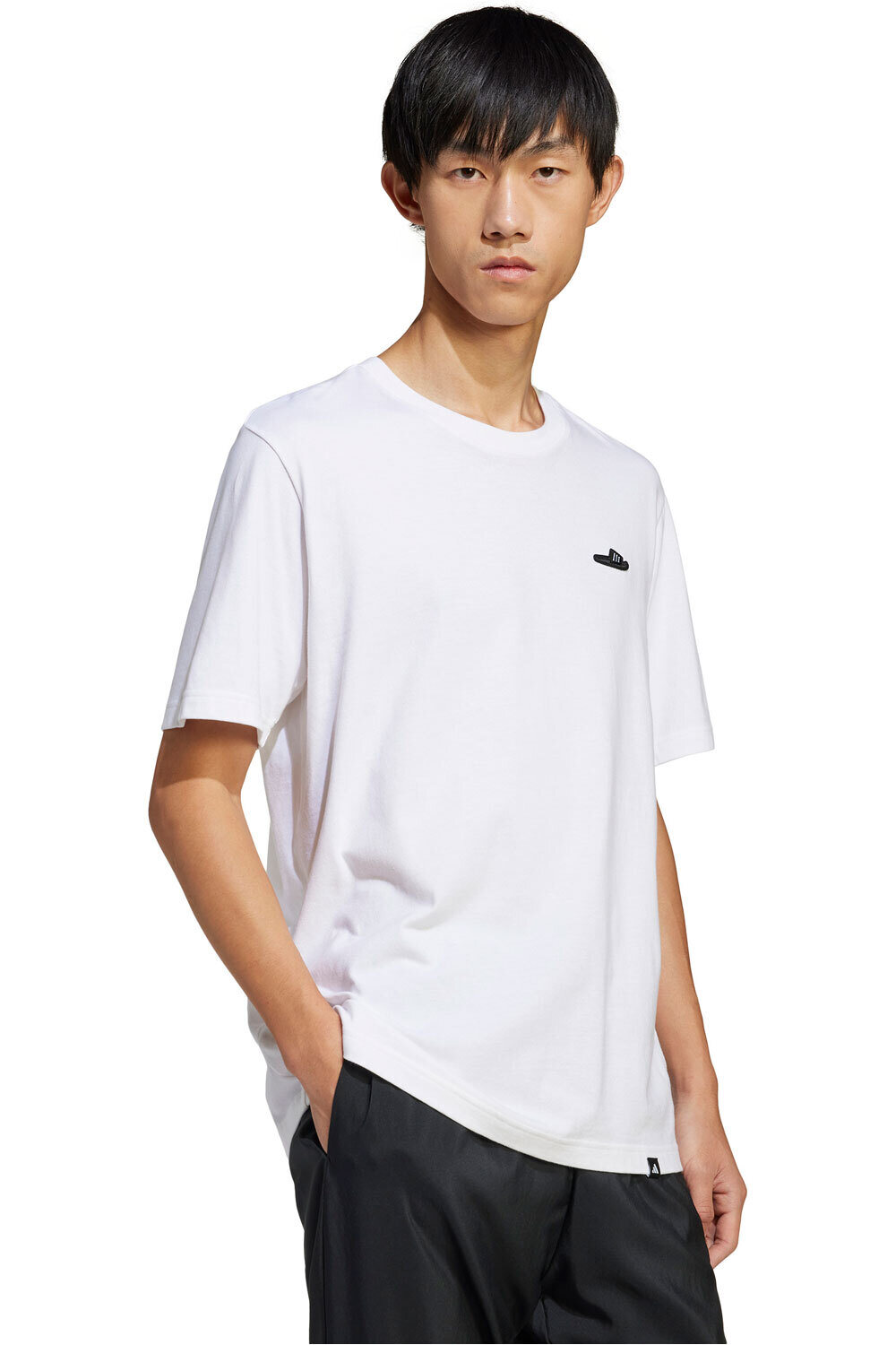 adidas camiseta manga corta hombre M L SLIDE TEE vista detalle