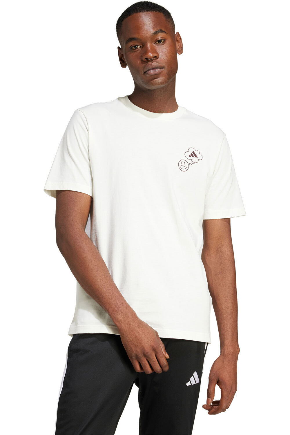 adidas camiseta manga corta hombre M L VERB CIR T vista frontal