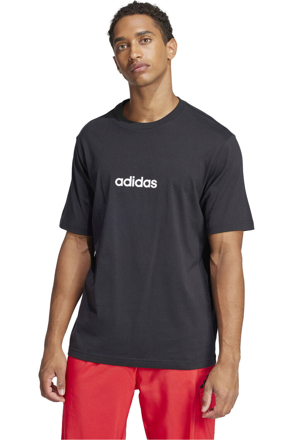 adidas camiseta manga corta hombre M LIN SJ T vista frontal