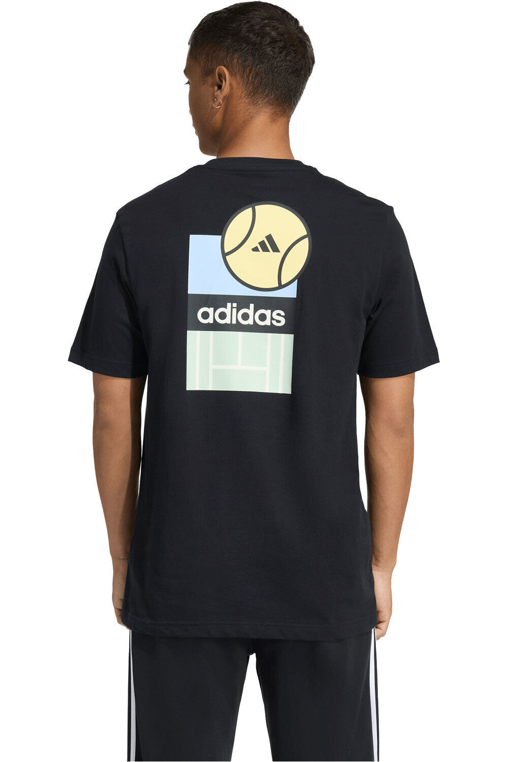 adidas camiseta manga corta hombre M MOS POSTER T vista trasera