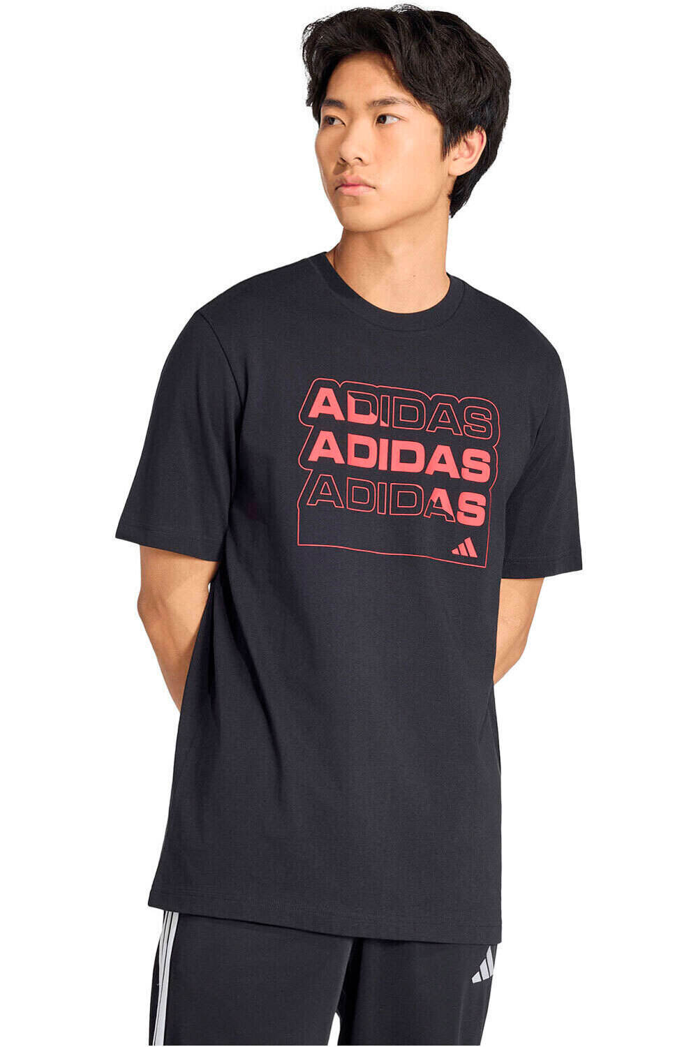 adidas camiseta manga corta hombre M MULTI L TEE vista frontal