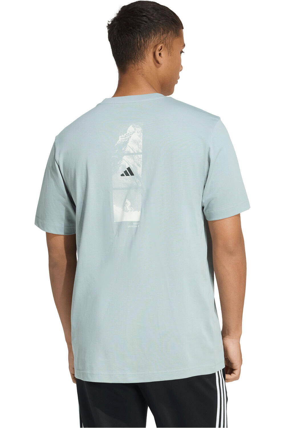 adidas camiseta manga corta hombre M OUT BIKE T vista trasera