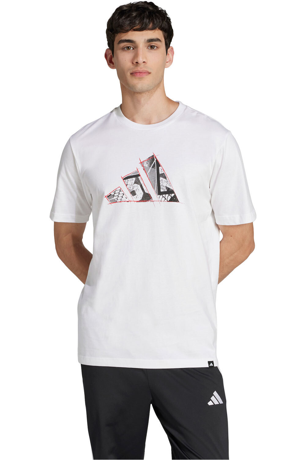 adidas camiseta manga corta hombre M PHOTO TEE 2 vista frontal