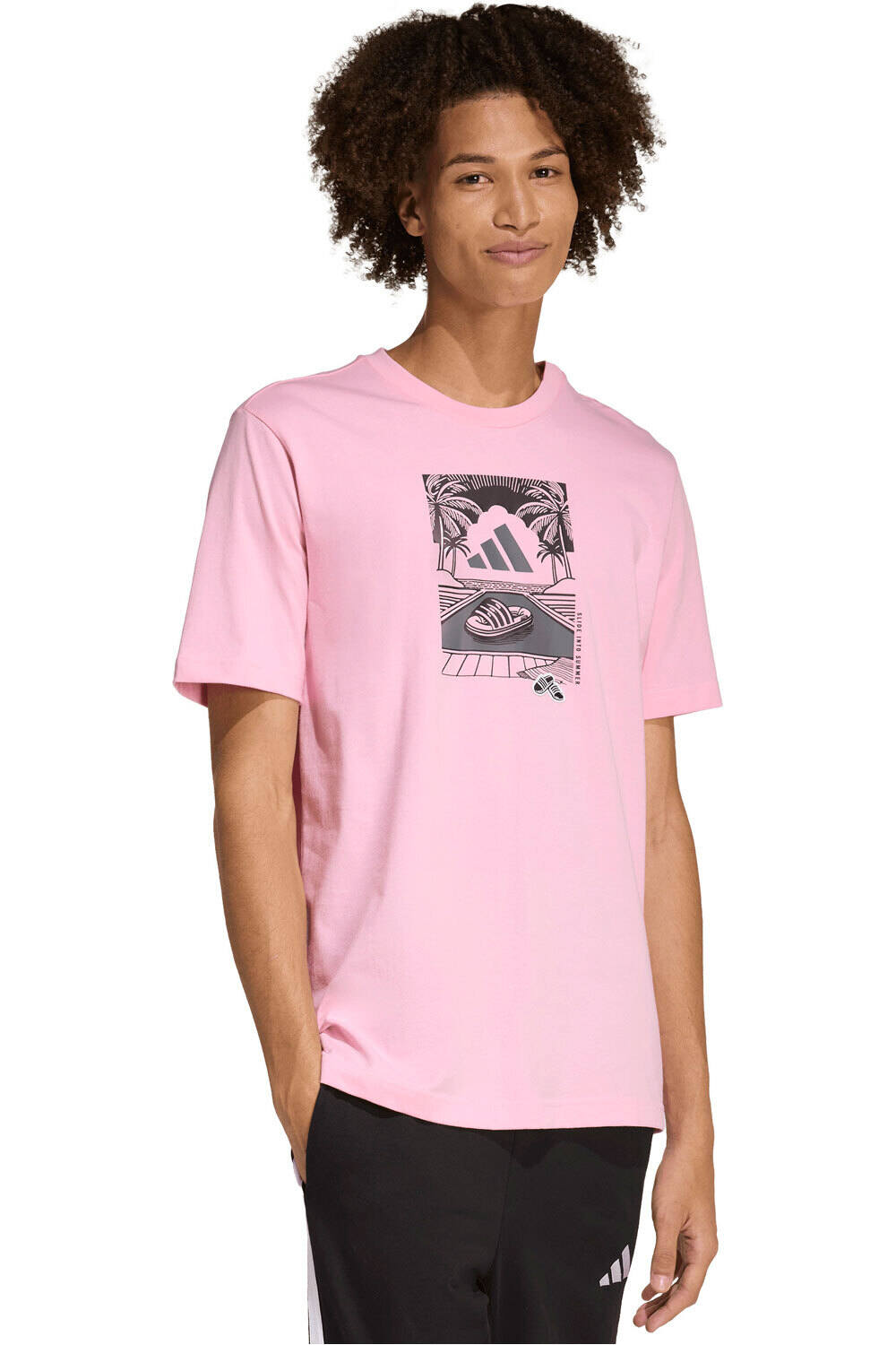 adidas camiseta manga corta hombre M S SLIDE RX T vista frontal