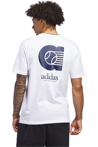 adidas camiseta manga corta hombre M SUMR PREP TEE vista trasera