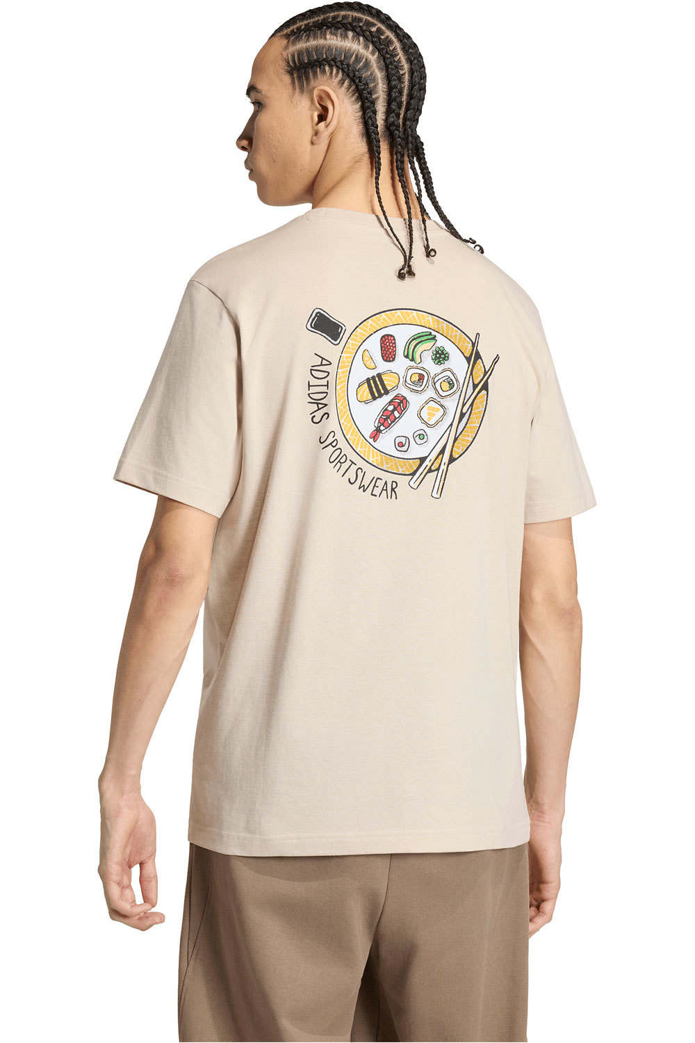 adidas camiseta manga corta hombre M SUSHI T vista trasera