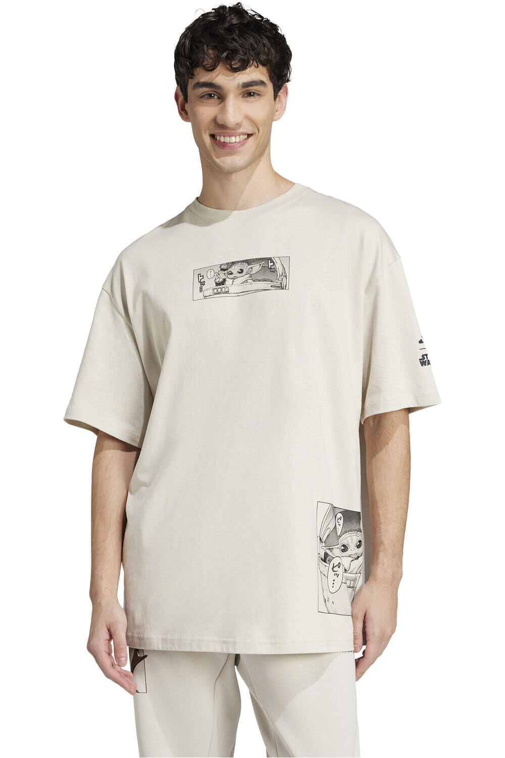 adidas camiseta manga corta hombre M SW TM T 2 vista frontal