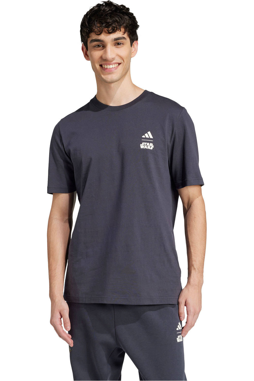 adidas camiseta manga corta hombre M SW TM T vista frontal