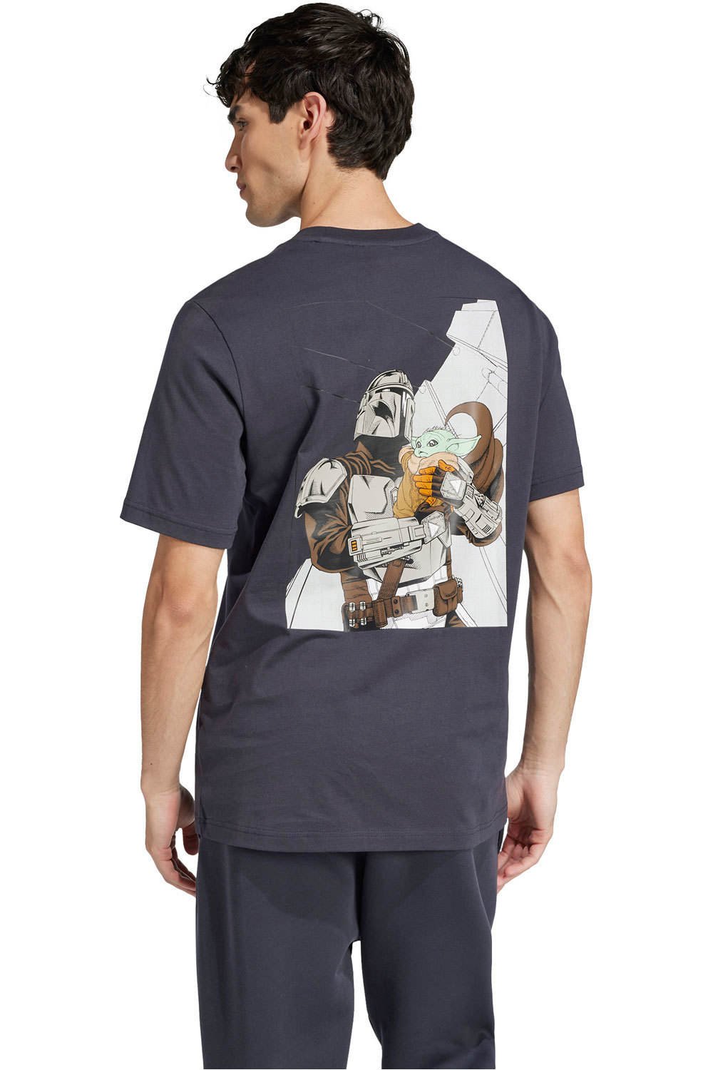 adidas camiseta manga corta hombre M SW TM T vista trasera