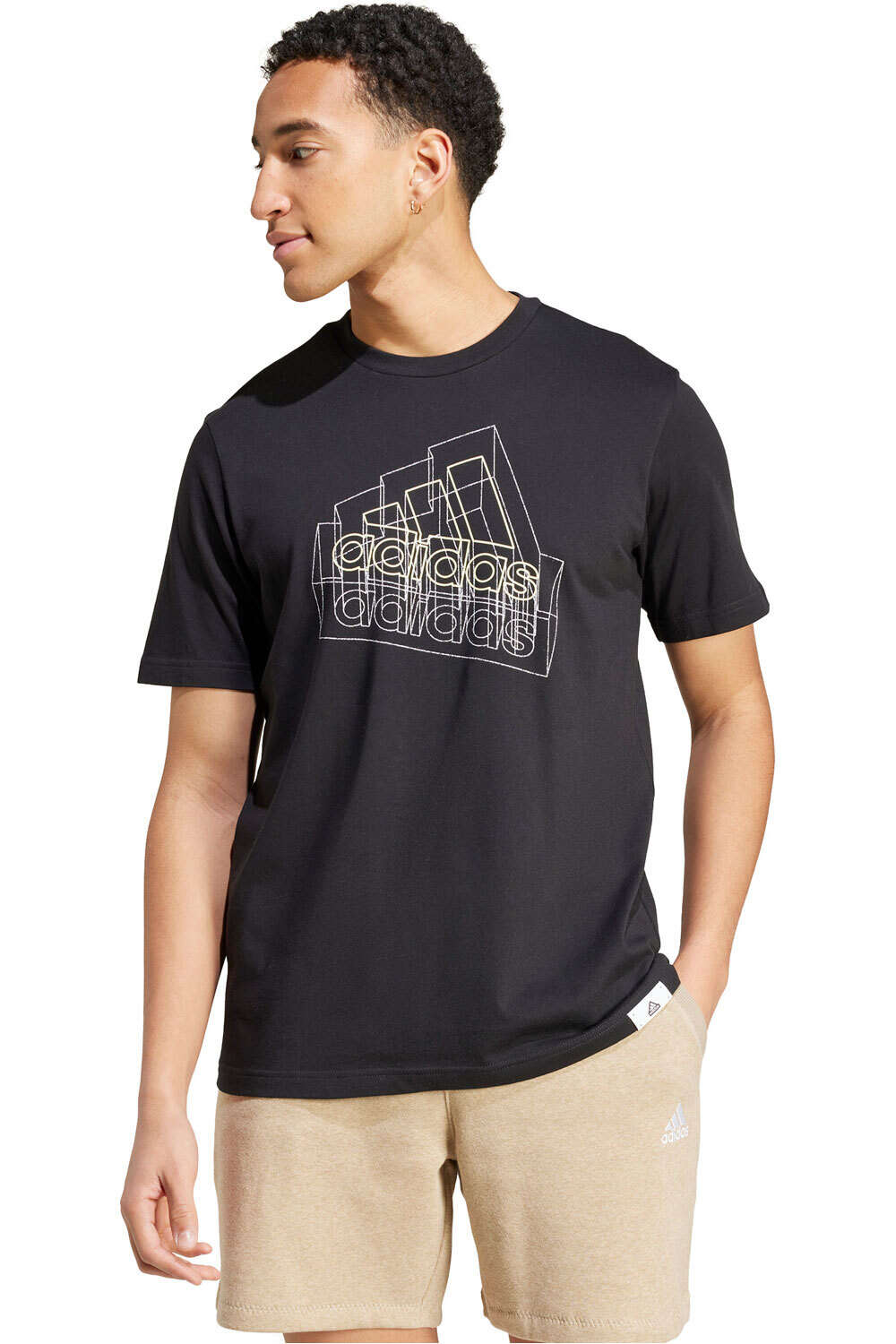 adidas camiseta manga corta hombre M TECH BOS T vista frontal