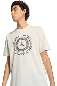 adidas camiseta manga corta hombre MERCEDES - AMG PETRONAS FORMULA 1 TEAM SILVER ARROWS 01 vista detalle