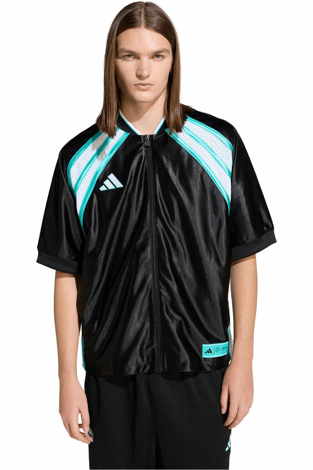 adidas camiseta manga corta hombre MERCEDES AMG PETRONAS F1 LAS VEGAS vista frontal