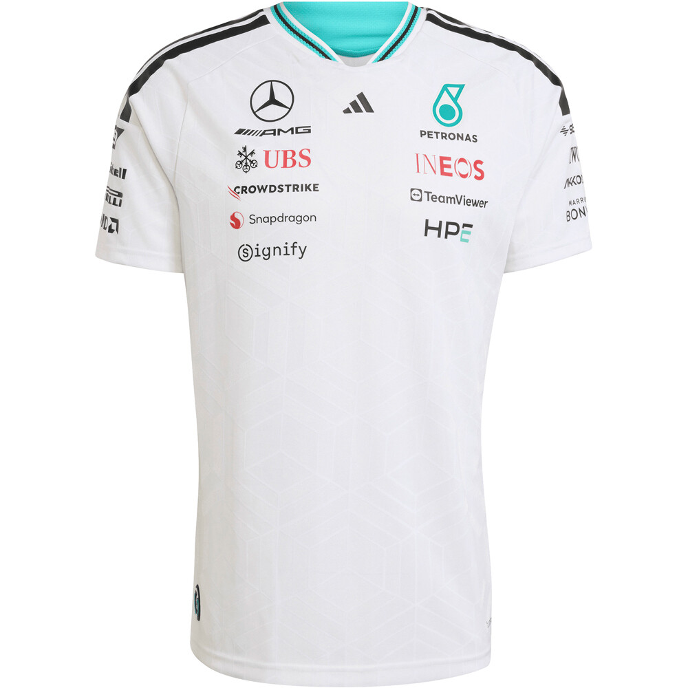 adidas camiseta manga corta hombre MERCEDES-AMG PETRONAS F1 OFICIAL 04