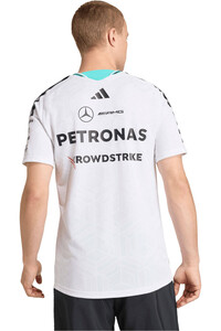 adidas camiseta manga corta hombre MERCEDES-AMG PETRONAS F1 OFICIAL vista trasera