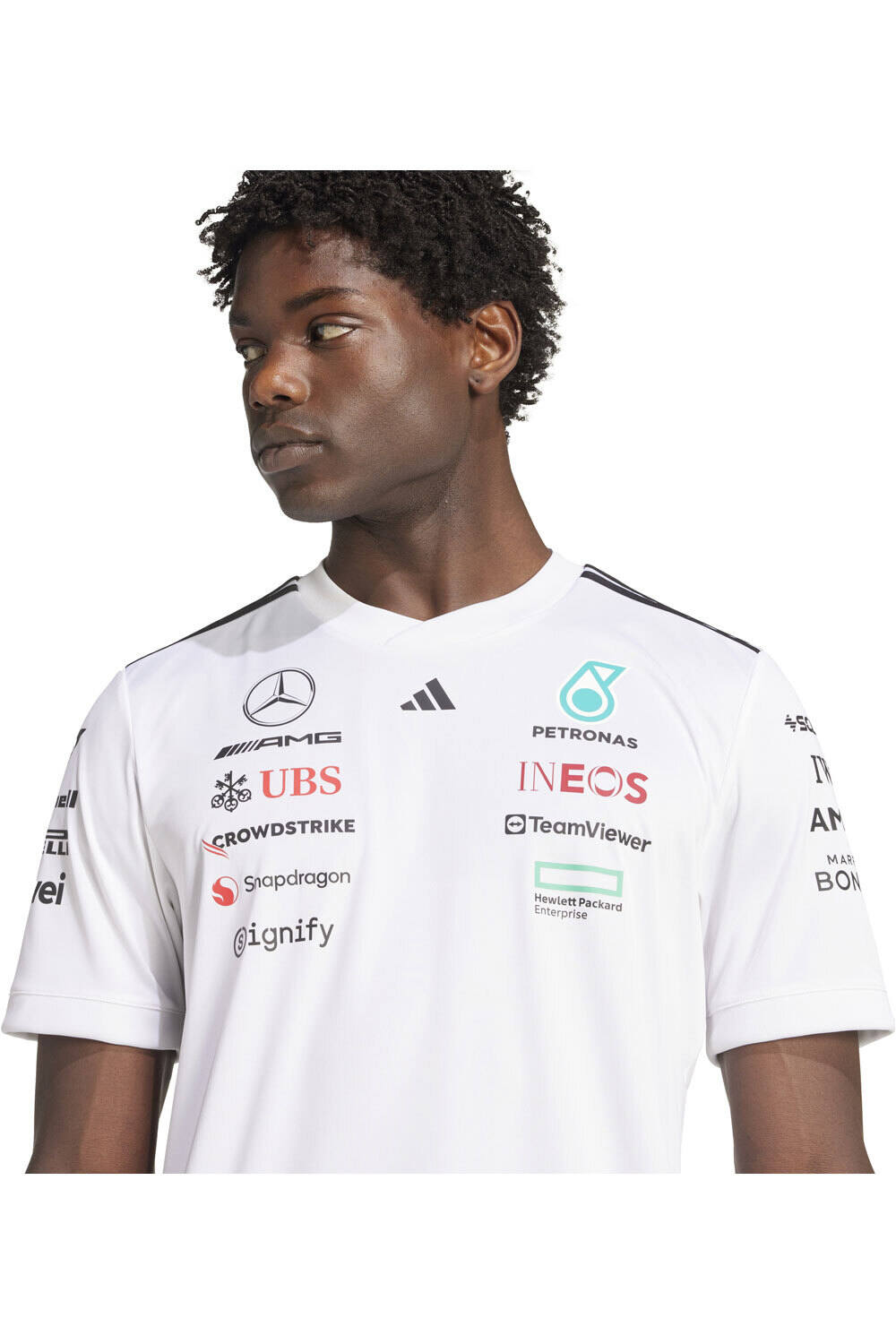 adidas camiseta manga corta hombre MERCEDES AMG PETRONAS F1 TEAM 03