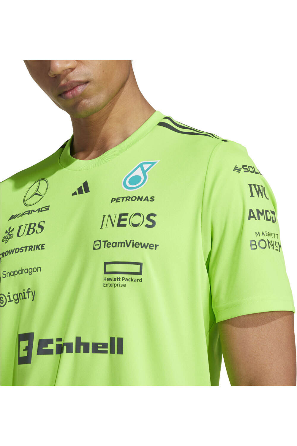 adidas camiseta manga corta hombre MERCEDES AMG PETRONAS F1 TEAM SET UP 03