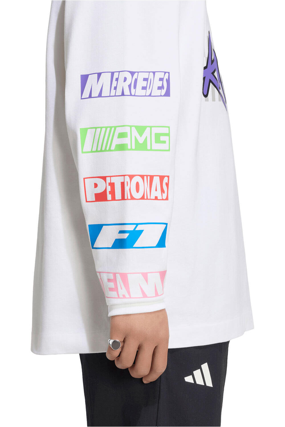 adidas camiseta manga corta hombre MERCEDES-AMG PETRONAS LIGHTS ON 03