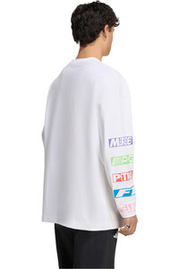 adidas camiseta manga corta hombre MERCEDES-AMG PETRONAS LIGHTS ON vista trasera
