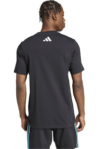 adidas camiseta manga corta hombre MERCEDES F1 TEAM DNA GRAPHIC vista trasera