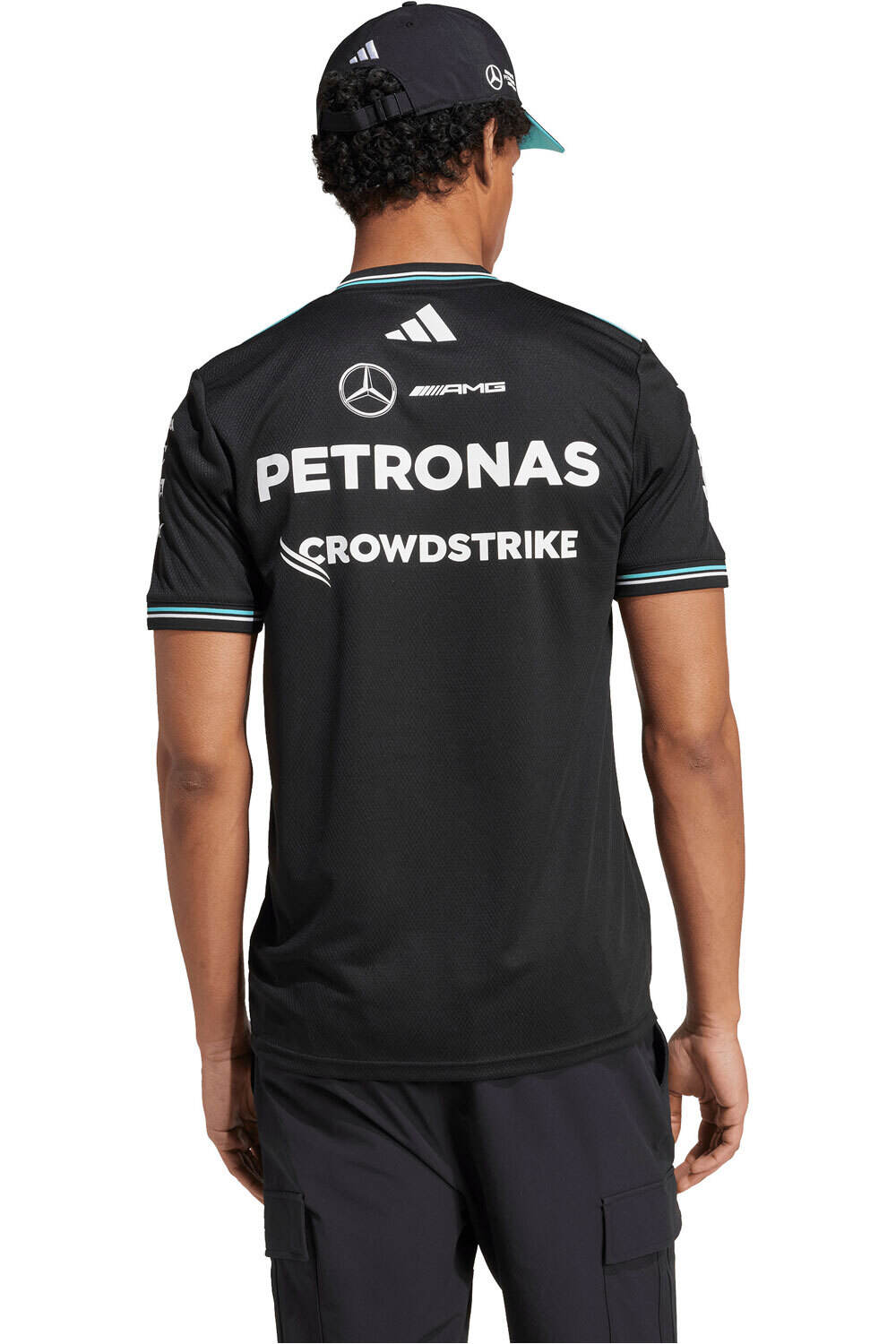 adidas camiseta manga corta hombre MERCEDES F1 TEAM DRIVER vista trasera