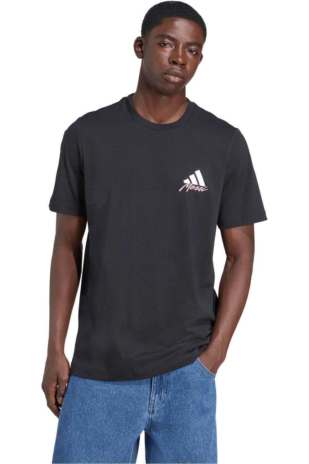 adidas camiseta manga corta hombre MESSI ICON GRAPHIC vista frontal
