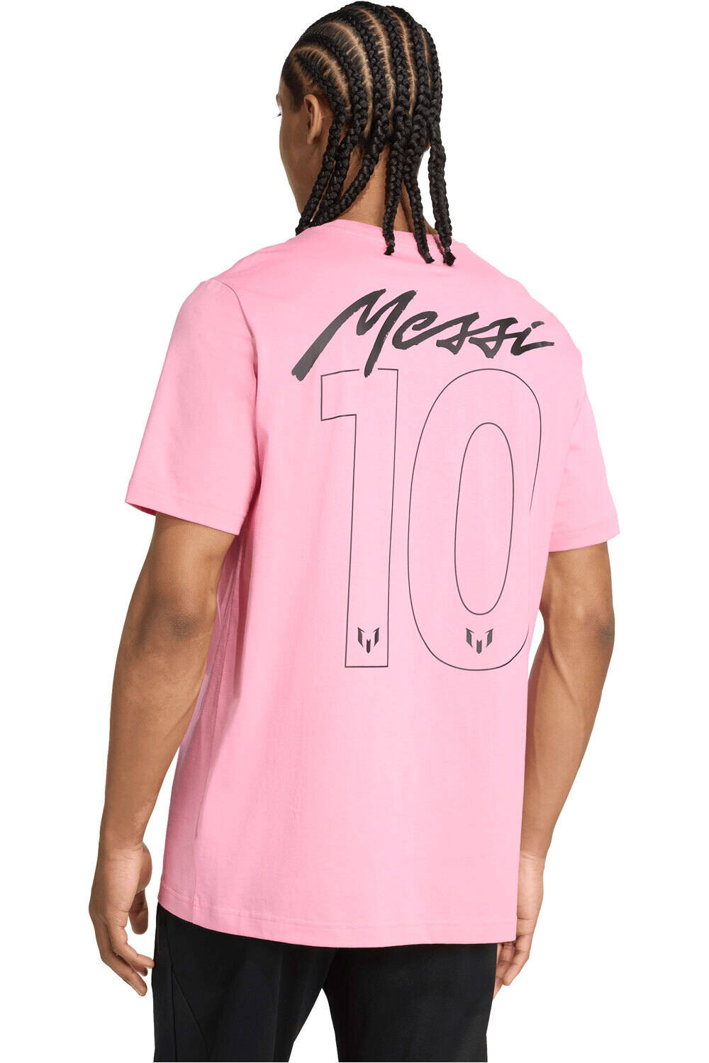 adidas camiseta manga corta hombre MESSI NAME&NUMBER GRAPHIC vista trasera