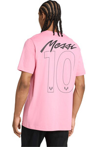 adidas camiseta manga corta hombre MESSI NAME&NUMBER GRAPHIC vista trasera