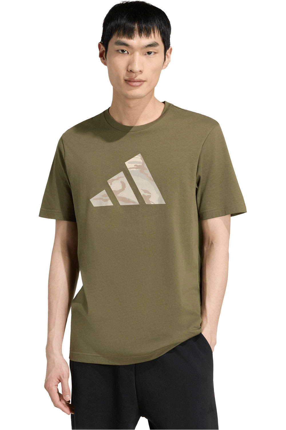 adidas camiseta manga corta hombre _M_M CAMO LOGO T vista frontal