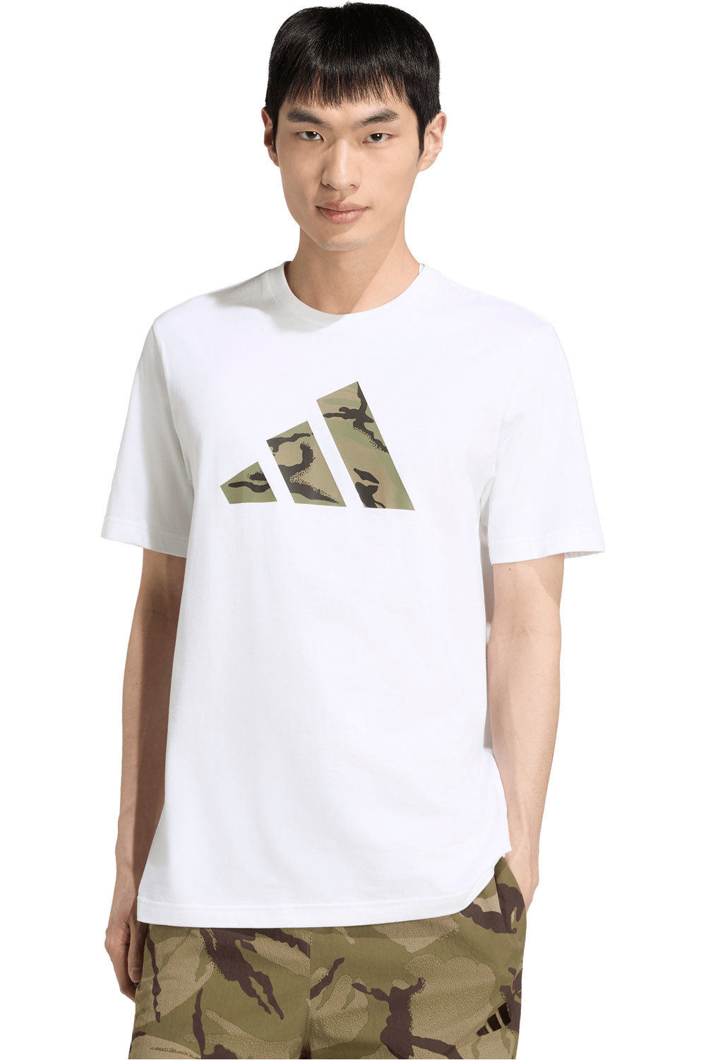 adidas camiseta manga corta hombre _M_M CAMO LOGO T vista frontal