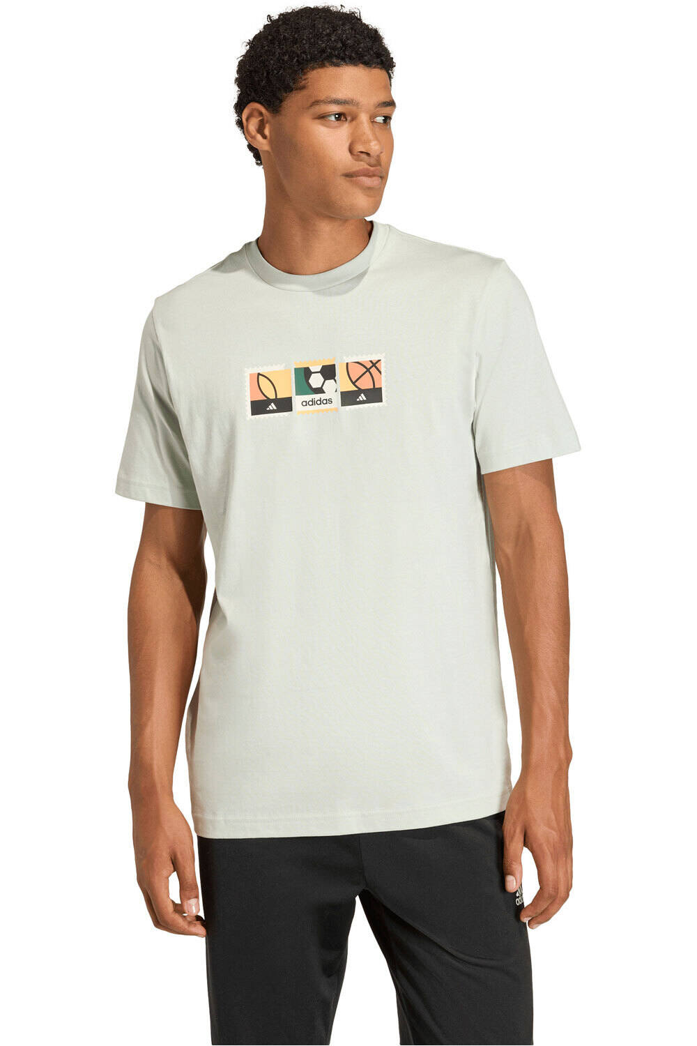 adidas camiseta manga corta hombre _M_M MOS STAMPS T vista frontal