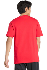 adidas camiseta manga corta hombre MULTI LINEAR LOGO GRAPHIC vista trasera