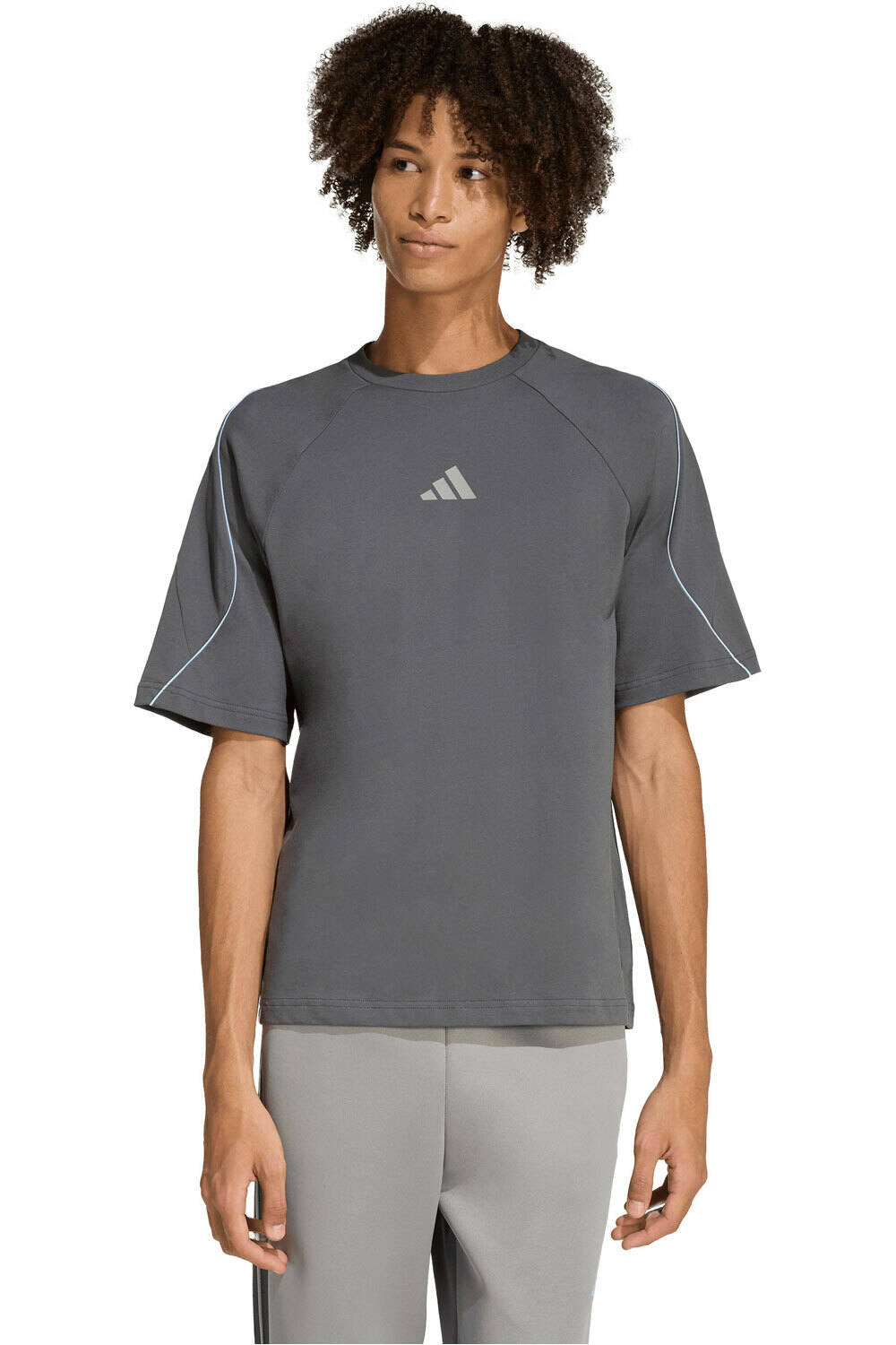 adidas camiseta manga corta hombre STADIUM vista frontal