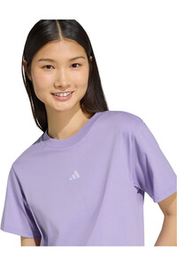 adidas camiseta manga corta mujer Camiseta con logo pequeo Essentials 03