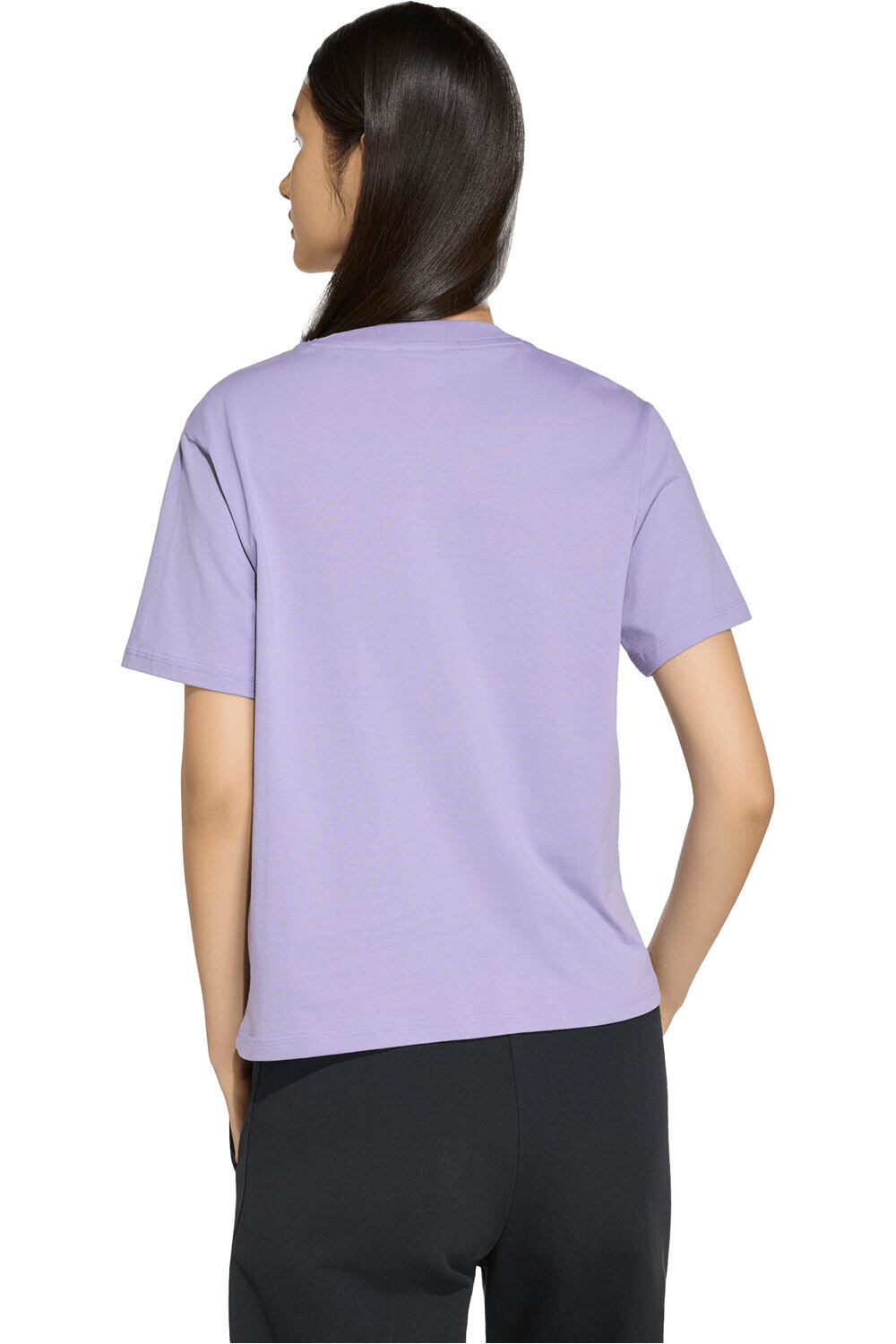 adidas camiseta manga corta mujer Camiseta con logo pequeo Essentials vista trasera