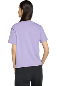 adidas camiseta manga corta mujer Camiseta con logo pequeo Essentials vista trasera