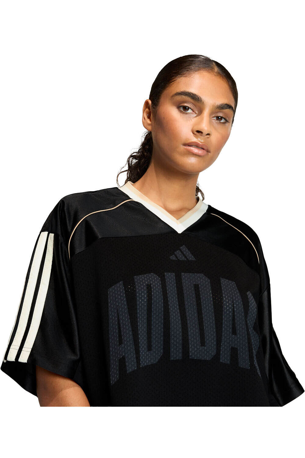 adidas camiseta manga corta mujer CAMISETA DE MALLA STADIUM vista detalle