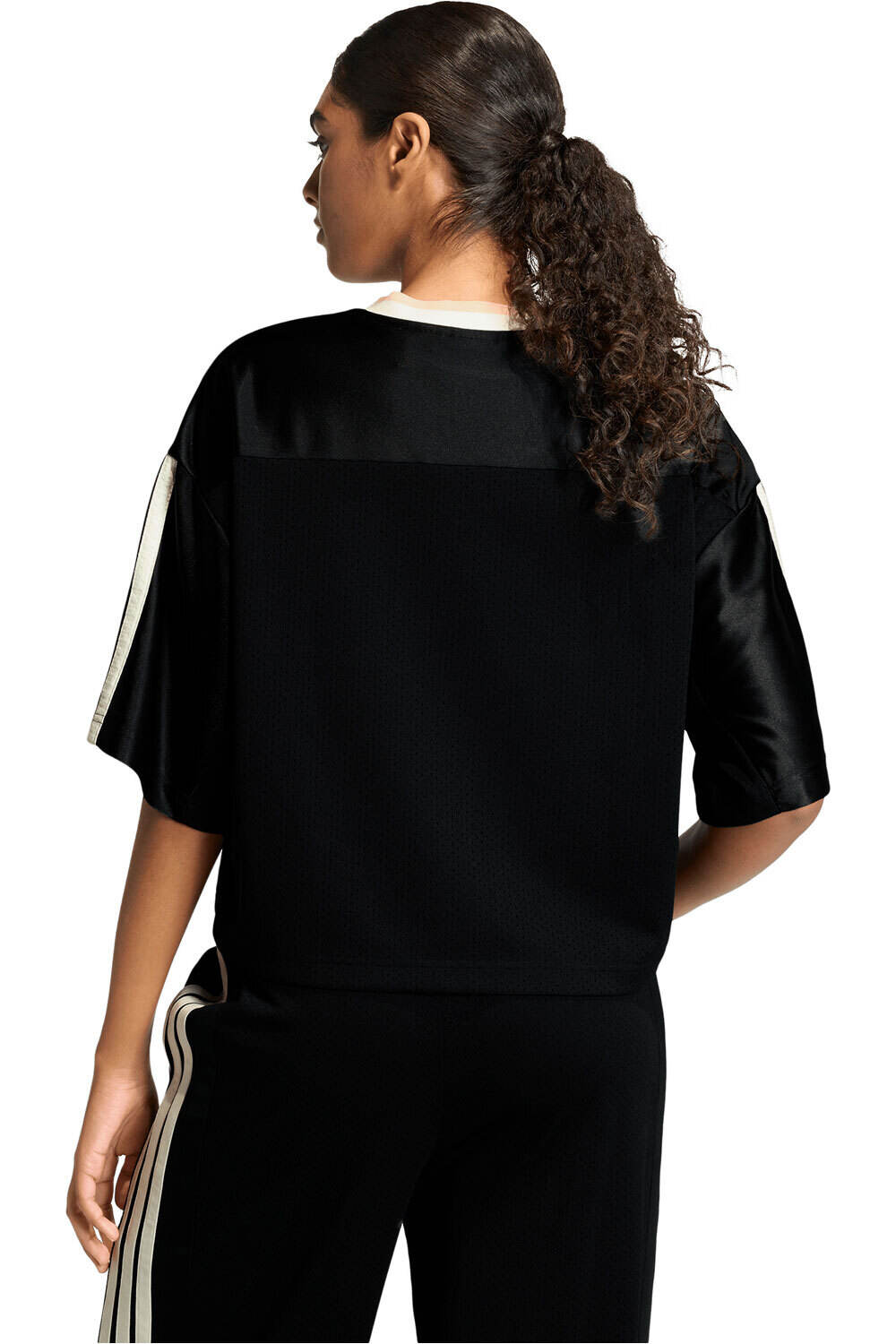 adidas camiseta manga corta mujer CAMISETA DE MALLA STADIUM vista trasera
